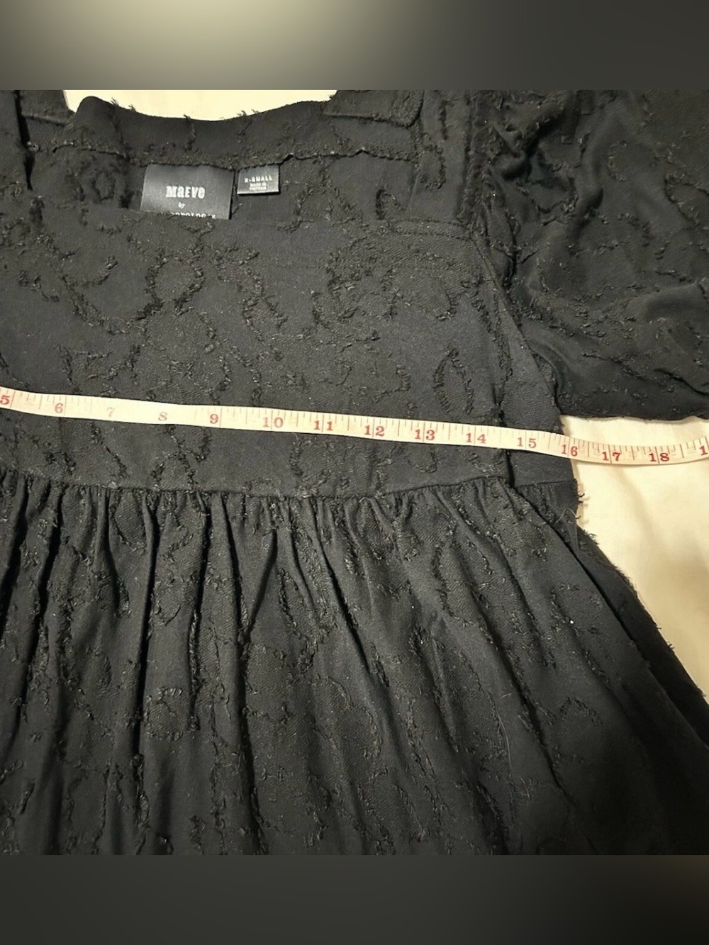 Anthropologie Maeve Batia textured babydoll blouse Size XS - Picture 12 of 12